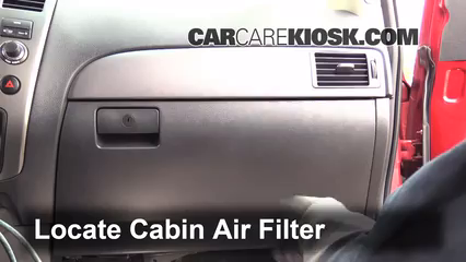 Cabin Air Filter Replacement 2009 Nissan Armada SE 5.6L V8 FlexFuel